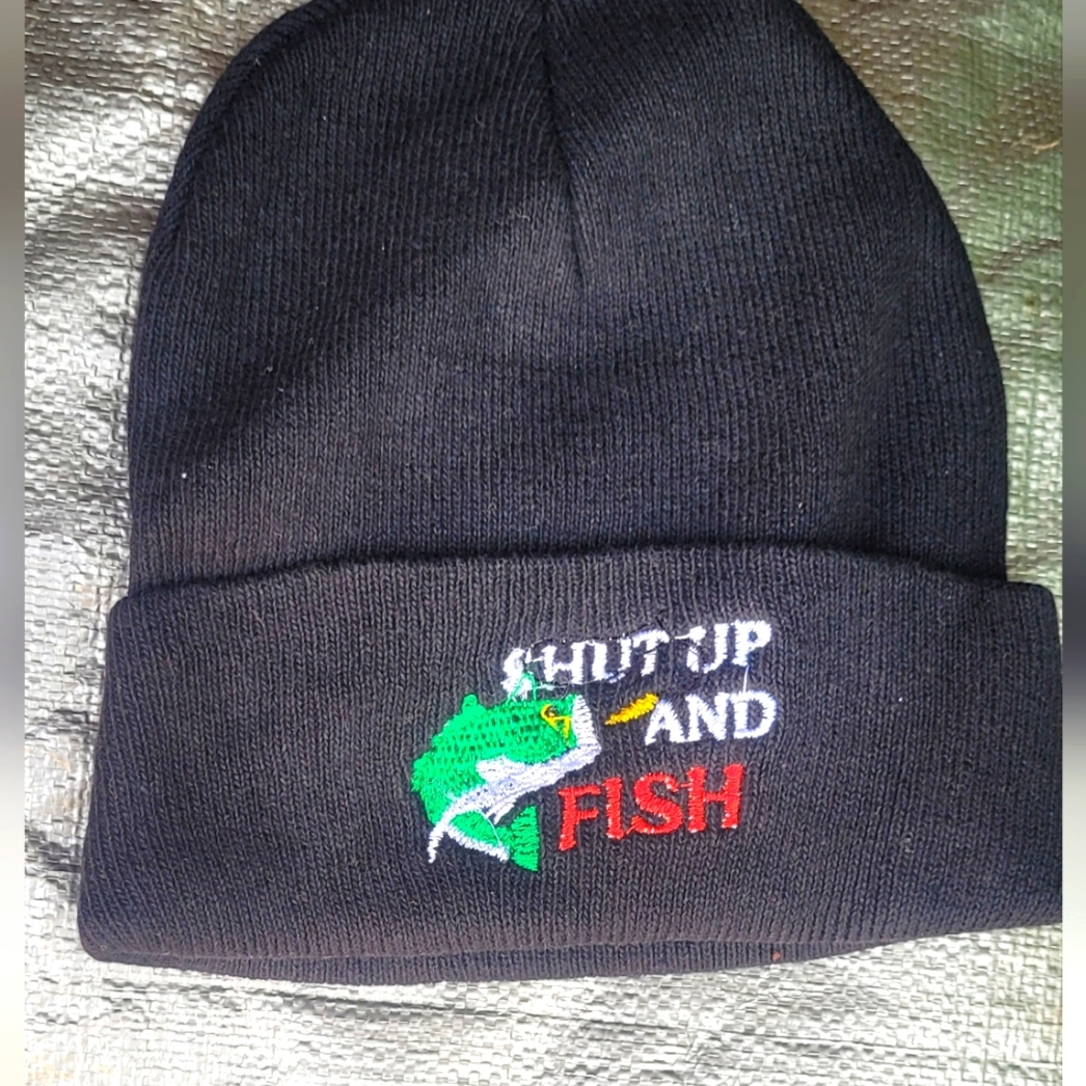 Shut Up And Fish Beanie